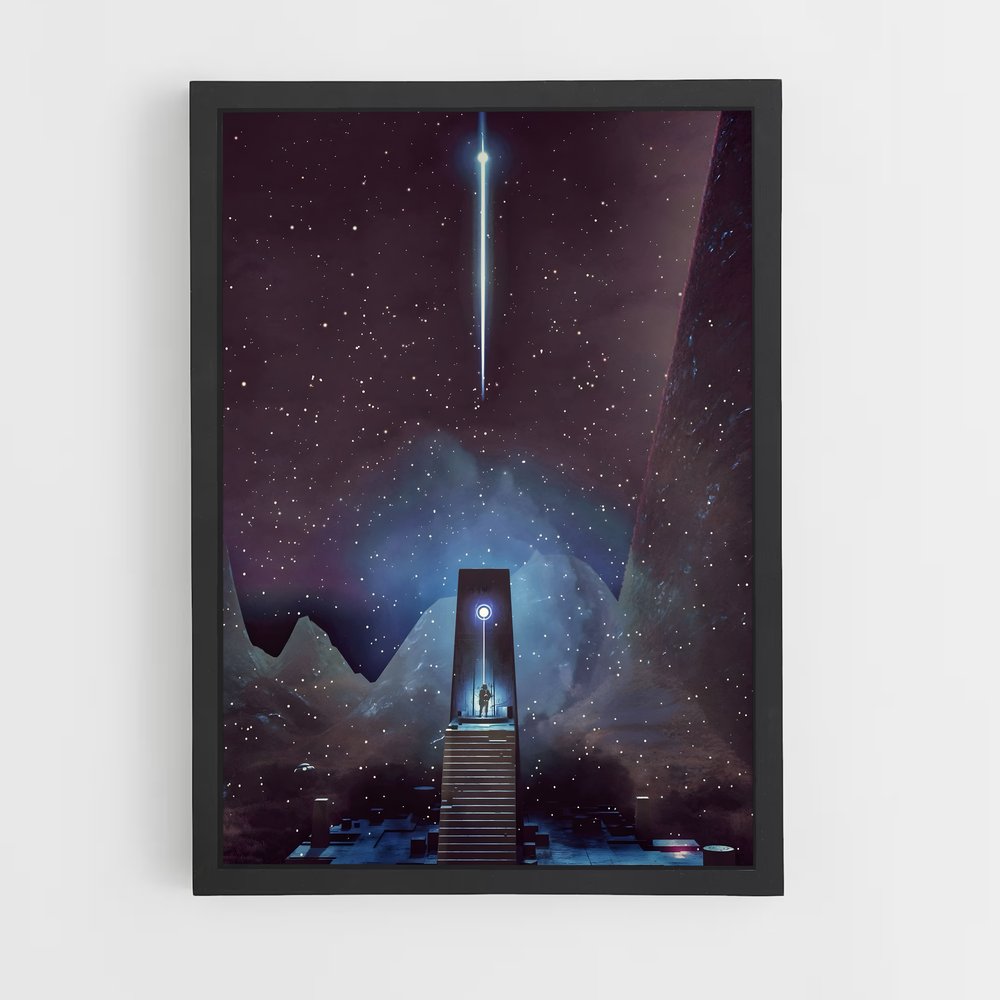 Poster Galaxie Lointaine – affiche No man sky (vue 2)
